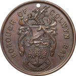 Great Britain, North Wales. Colwyn Bay Æ Medallion, Incorporation as a Borough. 1934.