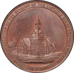 Great Britain, North Wales. Wrexham Æ Medallion, Opening of the Victoria Board Schools. 1901.