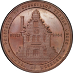 Great Britain, North Wales. Wrexham Æ Medallion, Opening of the Victoria Board Schools. 1901.