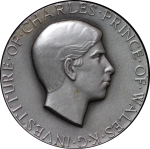 Great Britain, Wales. Prince of Wales AR Investiture Medal by John Pinches. 1969.