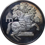 Great Britain, North Wales. Caerwys AR Eisteddfod Medal for the 400th Anniversary of the event. 1968.