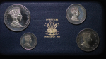 Great Britain, North Wales. Elizabeth II AR Set of 4 Medals for the Investiture of Prince Charles. 1969.