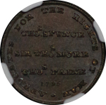 Great Britain. Middlesex CU Spence Farthing Token. 1795. 