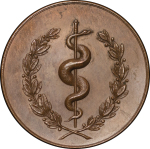 United States. Pennsylvania Æ Medallion for The University Medical Alumni. 1912.
