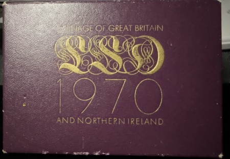Great Britain. Elizabeth II Proof Coin Year set. 1970.