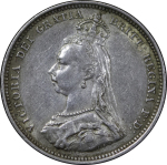 Great Britain. Victoria AR Shilling. 1887.