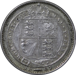 Great Britain. Victoria AR Shilling. 1887.