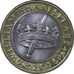 Great Britain. Elizabeth II Bi Metal Two Pounds. 2016.