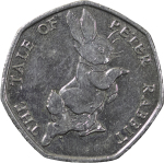 Great Britain. Elizabeth II Cupro-Nickel 50 Pence .2017.