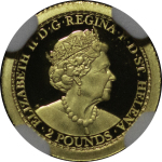St. Helena.Elizabeth II, East India Company AU £2 Pounds. 2020.