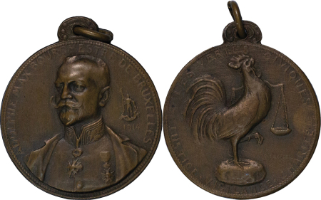 Belgium. Adolphe Max Æ Medal. 1914. 