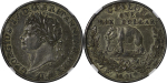 Ceylon, British Colonial. George IV AR Rixdollar. 1821.