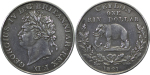 Ceylon, British Colonial. George IV AR Rixdollar. 1821.