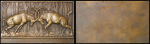 France. Mauruce Thenot Æ Plaque "Ibex". 1936. 