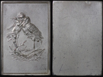 Germany. J Christoph Lauer Æ Plaque. 1817-1873. 