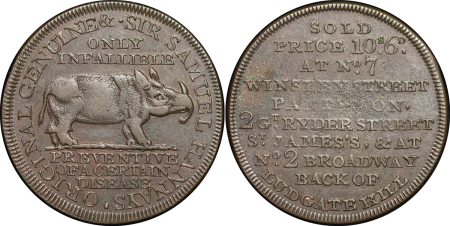 Great Britain. London CU 10/6d. Token. 1788. 