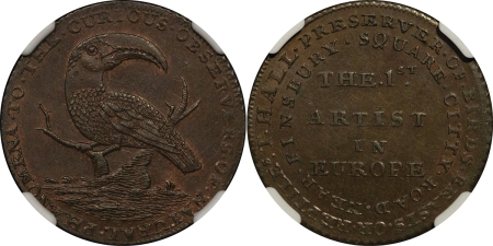Great Britain, Middlesex CU Halfpenny Token. 1795.