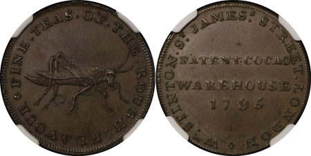 Great Britain, Middlesex. T. Stinton CU Halfpenny Token. 1795. 