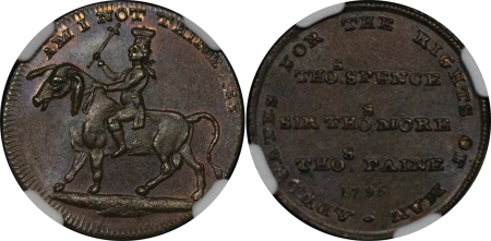 Great Britain. Middlesex CU Spence Farthing Token. 1795. 