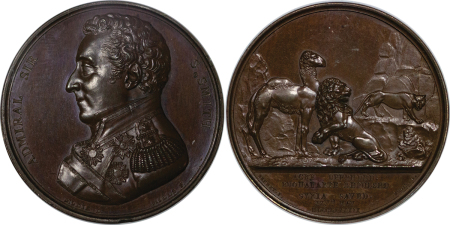 Great Britain. Siege of Acre, Syria Defended Æ Medallion. 1799. 