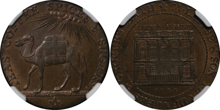 Great Britain, Somerset CU Penny Token. 1799. 