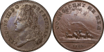 Wales, Welsh Jacobites CU "The Cycle Club" token. 1810. 