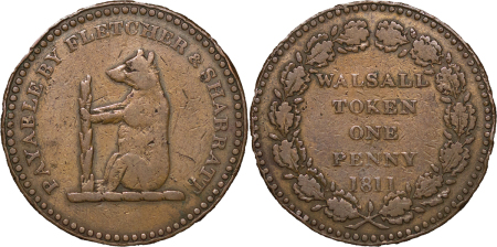 Great Britain. Walsall CU Penny Token. 1811.