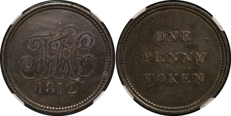 Wales, Tredegar. Tredegar Iron Company Æ Penny Token. 1812. 