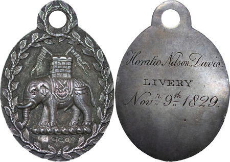 Great Britain, London. The Worshipful Company of Cutlers AR Livery Medal. 1829. 
