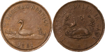 Great Britain, Norwich. G.Bagshaw CU Farthing token. 1851. 