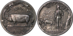 Great Britain, National Pig Breeders Association AR Medallion. 1922. 