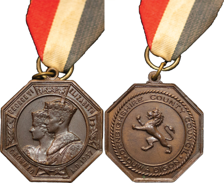 GB, Wales, Denbighshire County. George VI CU Coronation Medal. 1937. 