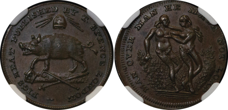 Great Britain. Middlesex CU Spence Farthing Token. 1790-1800. 