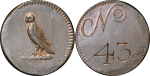 Great Britain, Cumbria. Maryport, Senhouse Crest CU Mining Check. 1780-1809. 