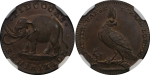 Great Britain, Middlesex. Pidcock CU Farthing Token. 1790-1798.