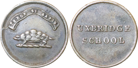 Great Britain, Uxbridge. Unofficial CU Farthing. 1840-1865. 
