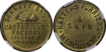 Great Britain, Southwark. Sennett Bros. Brass Advertising Token. 1840-1875.