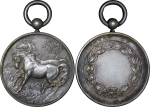 India, British Colonial. Calcutta Show AR Prize Medallion. 1861.