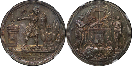 Netherlands. Victory over Spain AG Medallion. 1693. 