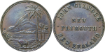 New Zealand, New Plymouth CU Penny Token. 1875.