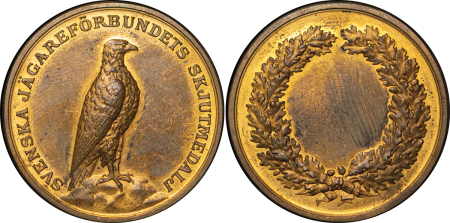 Sweden. Swedish Hunting Association Æ Medal for shooting. Circa 1940. 