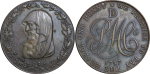 Great Britain, North Wales. Anglesey Parys Mines CU Penny Token. 1787. 