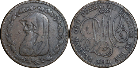 Great Britain, North Wales. Anglesey Parys Mines CU Penny Token. 1788.