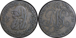 Great Britain, North Wales. Anglesey Parys Mines CU Halfpenny Token. 1793.
