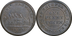 Great Britain, North Wales. Flint Lead Works CU Penny Token. 1813. 