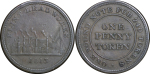 Great Britain, North Wales. Flint Lead Works CU Penny Token. 1813. 