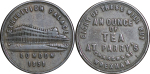 Great Britain, North Wales.. Wrexham CU Farthing Tea Room Token. 1851. 