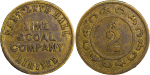 Great Britain, North Wales. Ruthin, Nantclwyd Lime and Coal Company BR Two Pence Token. 1867.