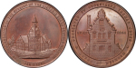 Great Britain, North Wales. Wrexham Æ Medallion, Opening of the Victoria Board Schools. 1901.