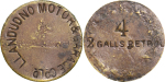 Great Britain, North Wales. Llandudno Motor & Garage Co. Ltd. BR Token. Circa 1907. 